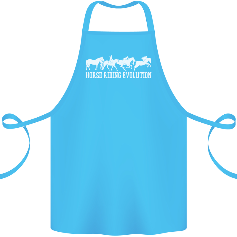 Horse Riding Evolution Equestrian Cotton Apron 100% Organic Turquoise