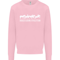 Horse Riding Evolution Equestrian Kids Sweatshirt Jumper Light Pink