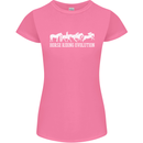 Horse Riding Evolution Equestrian Womens Petite Cut T-Shirt Azalea