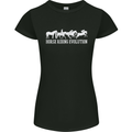 Horse Riding Evolution Equestrian Womens Petite Cut T-Shirt Black