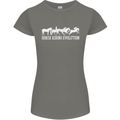 Horse Riding Evolution Equestrian Womens Petite Cut T-Shirt Charcoal