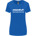 Horse Riding Evolution Equestrian Womens Wider Cut T-Shirt Royal Blue