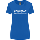 Horse Riding Evolution Equestrian Womens Wider Cut T-Shirt Royal Blue