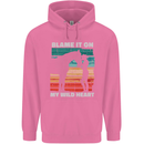 Horse Riding My Wild Heart Equestrian Childrens Kids Hoodie Azalea