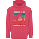 Horse Riding My Wild Heart Equestrian Childrens Kids Hoodie Heliconia