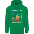 Horse Riding My Wild Heart Equestrian Childrens Kids Hoodie Irish Green