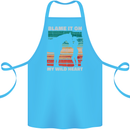 Horse Riding My Wild Heart Equestrian Cotton Apron 100% Organic Turquoise