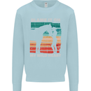 Horse Riding My Wild Heart Equestrian Kids Sweatshirt Jumper Light Blue