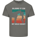 Horse Riding My Wild Heart Equestrian Kids T-Shirt Childrens Charcoal