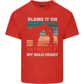 Horse Riding My Wild Heart Equestrian Kids T-Shirt Childrens Red
