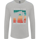 Horse Riding My Wild Heart Equestrian Mens Long Sleeve T-Shirt Sports Grey