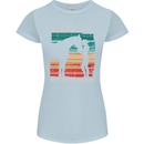 Horse Riding My Wild Heart Equestrian Womens Petite Cut T-Shirt Light Blue