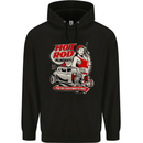 Hot Rod Delinquents Thrills Chills & Spills Childrens Kids Hoodie Black