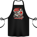 Hot Rod Delinquents Thrills Chills & Spills Cotton Apron 100% Organic Black