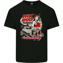 Hot Rod Delinquents Thrills Chills & Spills Kids T-Shirt Childrens Black