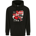 Hot Rod Kustom Burn Out and Then Fade Away Childrens Kids Hoodie Black