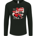 Hot Rod Kustom Burn Out and Then Fade Away Mens Long Sleeve T-Shirt Black