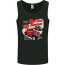 Hot Rod Kustom Burn Out and Then Fade Away Mens Vest Tank Top Black