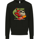 Hot Rods Wild and Free American Classic Cars Mens Sweatshirt Jumper Black