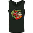 Hot Rods Wild and Free American Classic Cars Mens Vest Tank Top Black