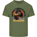 Human to Monkey in Ten Beers Funny Alcohol Mens Cotton T-Shirt Tee Top Military Green