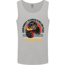 Human to Monkey in Ten Beers Funny Alcohol Mens Vest Tank Top Sports Grey