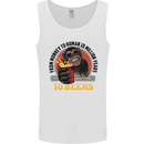 Human to Monkey in Ten Beers Funny Alcohol Mens Vest Tank Top White