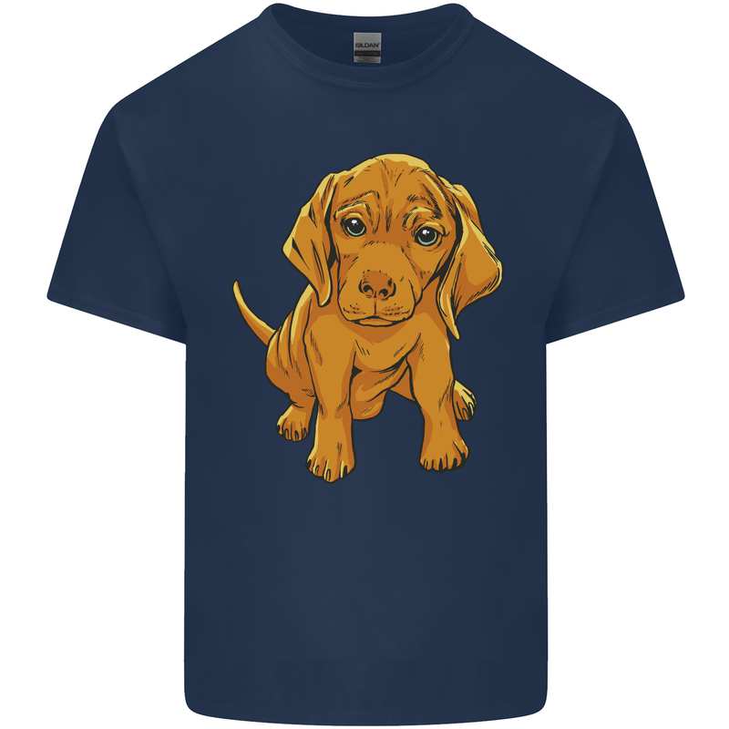 Hungarian Magyar Magyar Vizsla Puppy Dog Kids T-Shirt Childrens Navy Blue