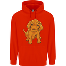 Hungarian Magyar Magyar Vizsla Puppy Dog Mens 80% Cotton Hoodie Bright Red