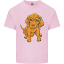 Hungarian Magyar Magyar Vizsla Puppy Dog Mens Cotton T-Shirt Tee Top Light Pink