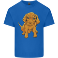 Hungarian Magyar Magyar Vizsla Puppy Dog Mens Cotton T-Shirt Tee Top Royal Blue