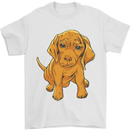 Hungarian Magyar Magyar Vizsla Puppy Dog Mens T-Shirt 100% Cotton White