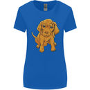 Hungarian Magyar Magyar Vizsla Puppy Dog Womens Wider Cut T-Shirt Royal Blue