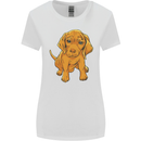 Hungarian Magyar Magyar Vizsla Puppy Dog Womens Wider Cut T-Shirt White