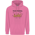 Hungarian Magyar Vizsla Anatomy Funny Dog Mens 80% Cotton Hoodie Azelea