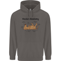 Hungarian Magyar Vizsla Anatomy Funny Dog Mens 80% Cotton Hoodie Charcoal