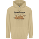 Hungarian Magyar Vizsla Anatomy Funny Dog Mens 80% Cotton Hoodie Sand