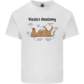 Hungarian Magyar Vizsla Anatomy Funny Dog Mens Cotton T-Shirt Tee Top White