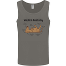 Hungarian Magyar Vizsla Anatomy Funny Dog Mens Vest Tank Top Charcoal