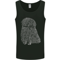 Hungarian Puli Dog Mens Vest Tank Top Black