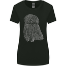 Hungarian Puli Dog Womens Wider Cut T-Shirt Black