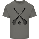 Hurling Bats and Ball Kids T-Shirt Childrens Charcoal