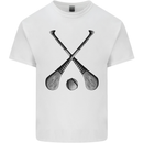 Hurling Bats and Ball Kids T-Shirt Childrens White