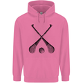 Hurling Bats and Ball Mens 80% Cotton Hoodie Azelea