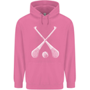 Hurling Bats and Ball Mens 80% Cotton Hoodie Azelea
