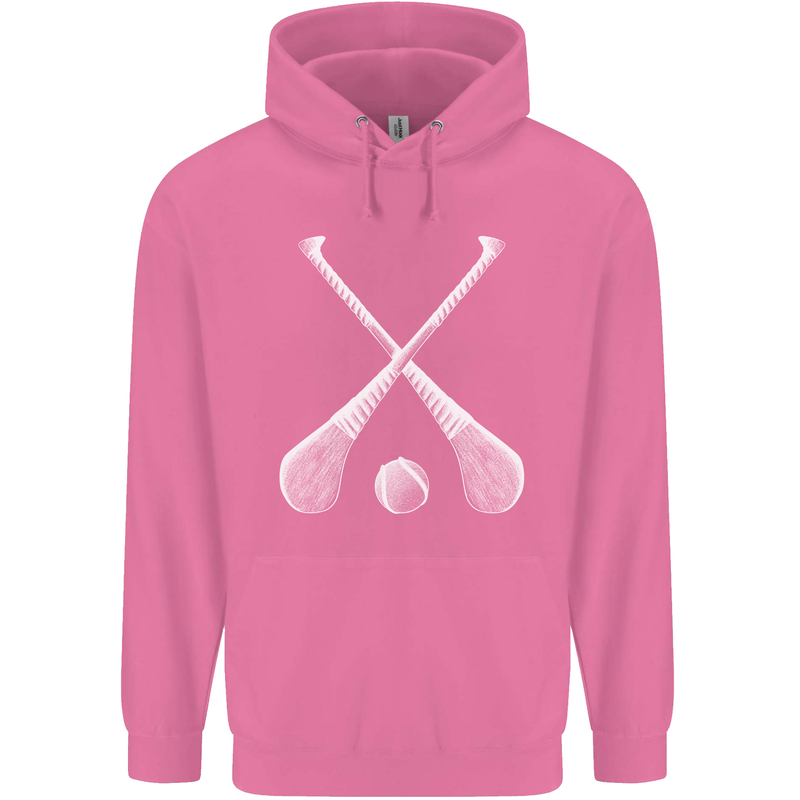 Hurling Bats and Ball Mens 80% Cotton Hoodie Azelea