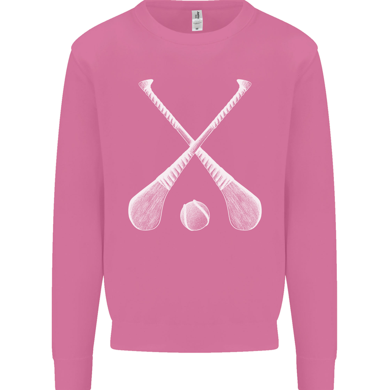 Hurling Bats and Ball Mens Sweatshirt Jumper Azalea