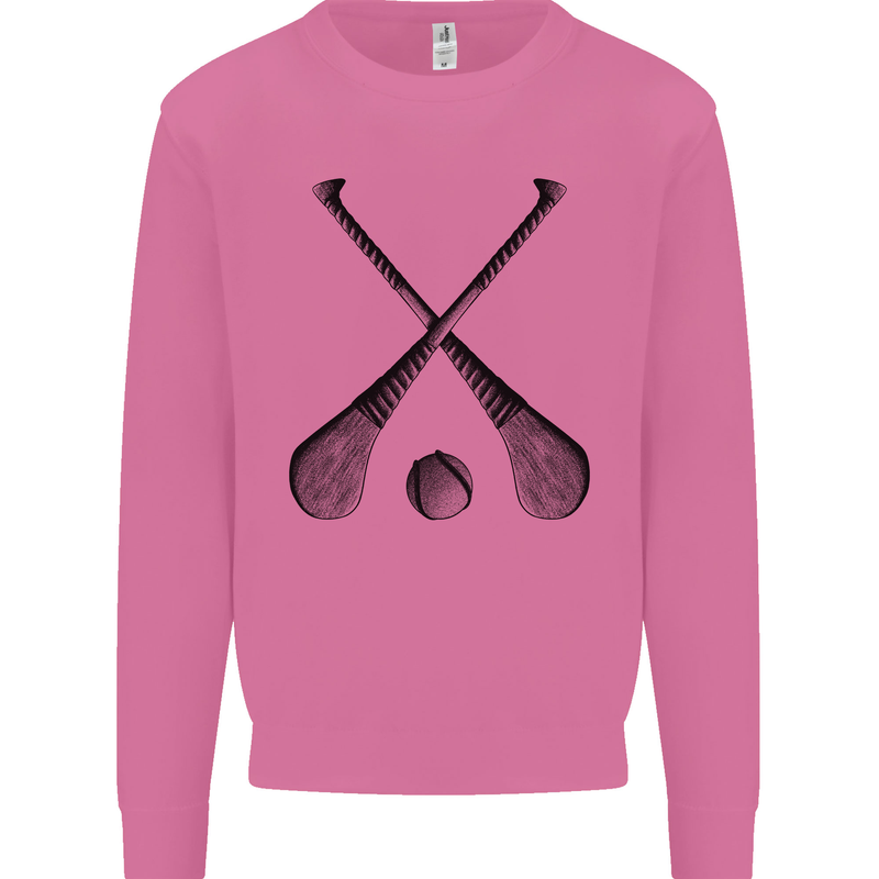 Hurling Bats and Ball Mens Sweatshirt Jumper Azalea