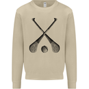 Hurling Bats and Ball Mens Sweatshirt Jumper Sand