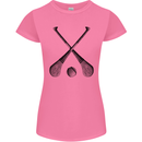 Hurling Bats and Ball Womens Petite Cut T-Shirt Azalea